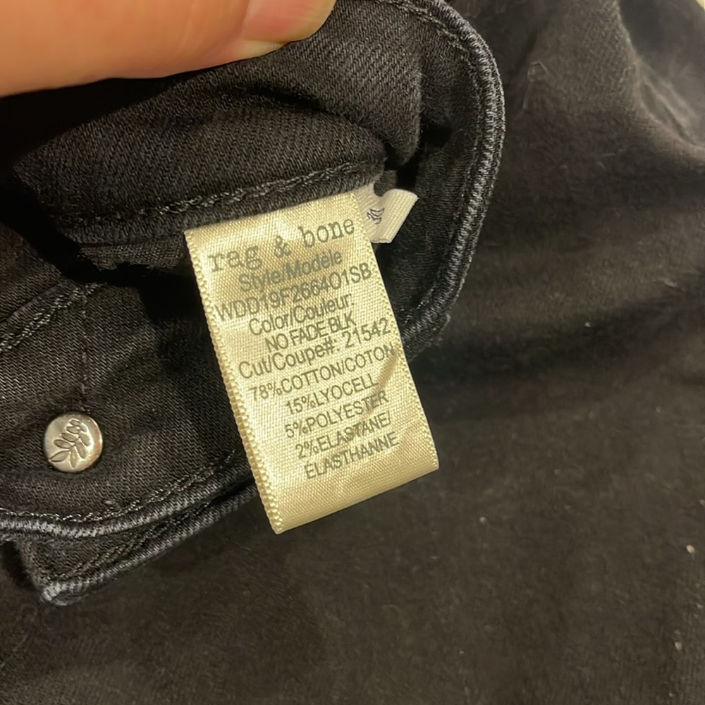 B0914 rag & bone high rise Skinny Jeans SZ 30 - Picture 4 of 10